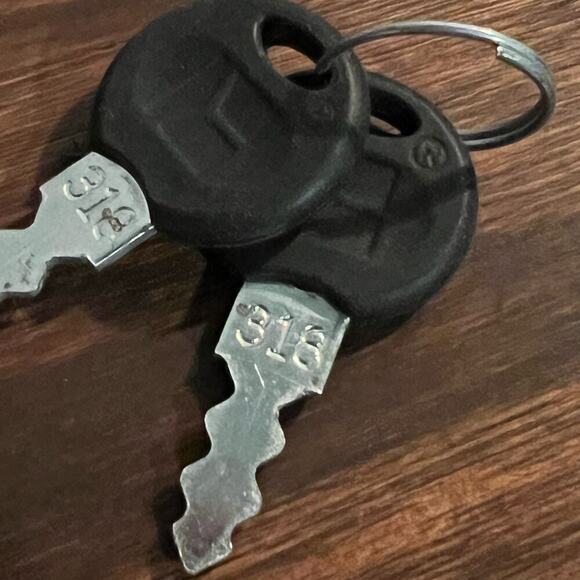 Replacement Camper RV Door Cabinet Key Marked ZZH #318 - Picture 3 of 5